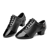 Men's Professional Dancing Shoe Indoor Modern Tango Ballroom Latin Black White Man Dance Shoes