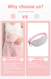 App Abdomen And Waist Warm Palace Massage Belt Treasure Uterus Belt For Pain Relief Front And Rear Double Zone Heating