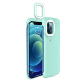 Cell Phone Case For iPhone 12 11 Pro Max Light Fill Light Selfie Beauty Ring Flash Phone Case