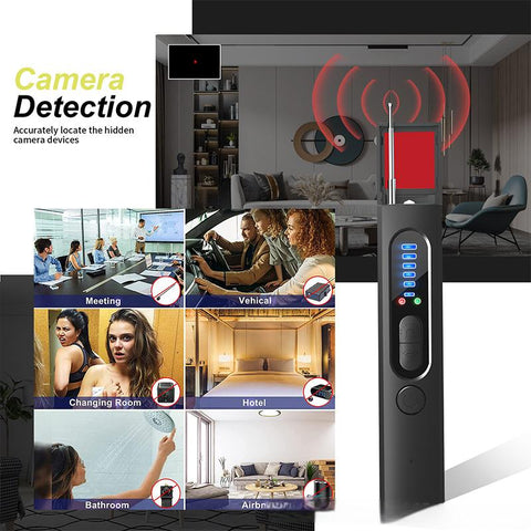 Camera detector wireless signal infrared scanner anti positioning monitoring anti spy X13 intelligent detector