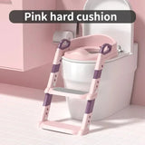 Stair Style Children's Toilet Boy and Girl Baby Toilet Folding Rack Step Stool Child Step Toilet Seat Ring Baby Potty Toilets