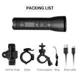 Outdoor HD Video Night Vision Flashlight Camera Waterproof Helmet Camera