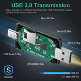 Type-C card reader USB 3.0 card reader all in one compatible with OTG card reader for mobile phones