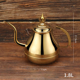 1.2/1.8L Latin Pot Stainless Steel Tea Pot with Tea Strainer Teapot Coffee Pot Induction Cooker Kettle Teaware Sets