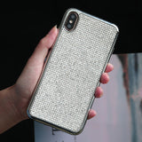 Diamond Plating Case for iPhone Luxury Slim Silicone Cell Phone Cover