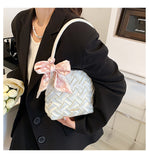 Handbag Bag New Woven Bag Fashion Shoulder Bag Trend Spring Small Bag Step Spring Women's Bag