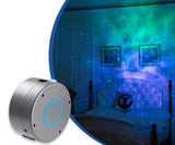 Laser Galaxy Starry Sky Projector Rotating Water Waving Night Light Led Colorful Nebula Cloud Lamp Atmospher Bedroom Beside Lamp