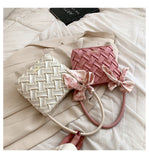 Handbag Bag New Woven Bag Fashion Shoulder Bag Trend Spring Small Bag Step Spring Women's Bag