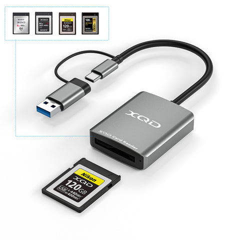 Type-C to XQD card USB 3.0 high-speed card reader compatible with M/G camera storage card reader