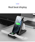 3-in-1 Wireless Charger Vertical Folding Wireless Charger 15W Fast Charge 3-in-1 Wireless Charger