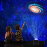 Rechargeable Galaxy Star Projector 12 Planet Moon Projector Sky Night Light Kids Projector for Bedroom Ceiling Room Decor