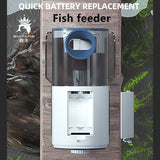 Automatic Fish Feeder Fish Tank Feed Pellet Timing Feeding Machine LCD Feeding Machine