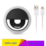 USB charge LED Selfie Ring Light for Iphone Supplementary Lighting Night Darkness Selfie Enhancing for phone Fill Light