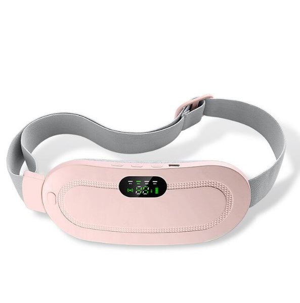 Waist Massager Warm Palace Belt Electric Heating Uterus Acupoints Vibrating Massage Relieve Menstrual Pain Portable USB Charging