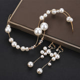 Bride Pearl Headwear Exquisite Handmade Beaded Jewelry