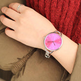 Big Dial Casual Decor Wristwatch for Women