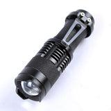 Mini 3 Modes LED UV Flashlight Q5 SK68 Waterproof Zoomable  Lantern Torch 395nm Violet Light Lamp Used By AA Or 14500