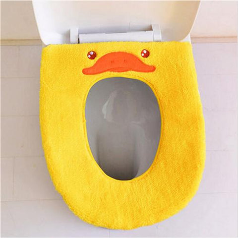 Toilet Closestool Seat Cover Soft  Toilet Seat Cover Mat Pad Lid