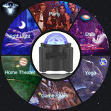 Rechargeable Galaxy Star Projector 12 Planet Moon Projector Sky Night Light Kids Projector for Bedroom Ceiling Room Decor