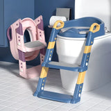 Stair Style Children's Toilet Boy and Girl Baby Toilet Folding Rack Step Stool Child Step Toilet Seat Ring Baby Potty Toilets