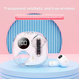 Apro 138 TWS Transparent Earphones LED Digital Display Wireless BT Stereo Earbuds