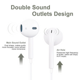 Stereo Earphone in line control with mic Headset 3.5mm In Ear Earbuds For iPhone