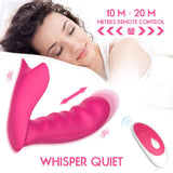 Tingyue Wireless Remote Control Jumping Egg Female Masturbator Wearable Phallus Vibrator Silicone Dildo Sex Toys