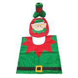 Toilet Foot Pad Seat Cover Cap Christmas Decorations Happy Santa Toilet Seat Cover and Rug Bathroom Accessory Santa Claus